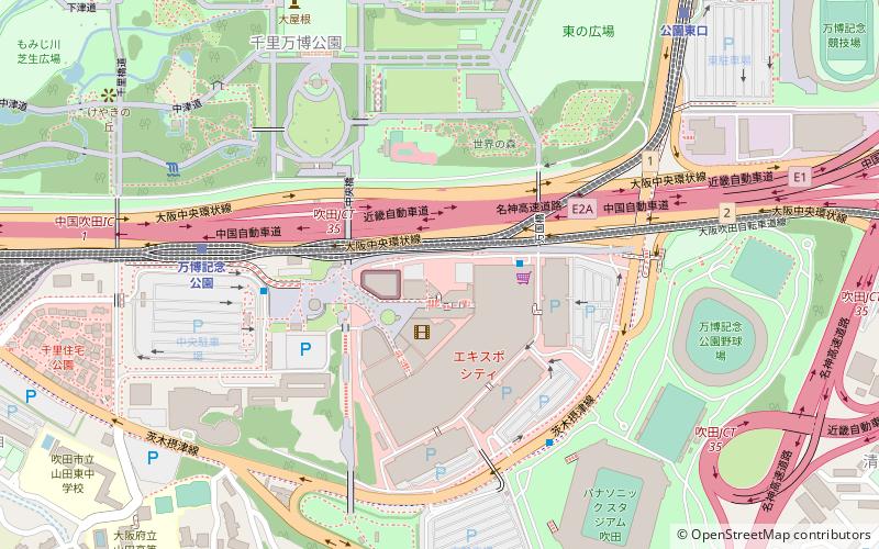 Redhorse Osaka Wheel location map