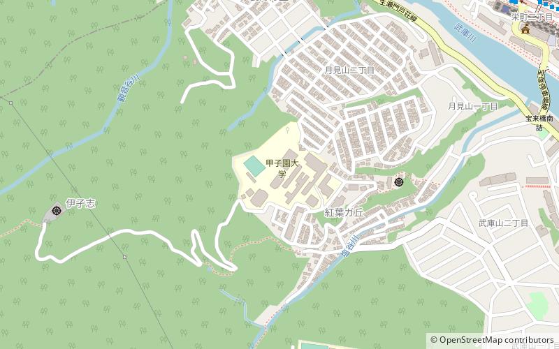 Koshien University location map