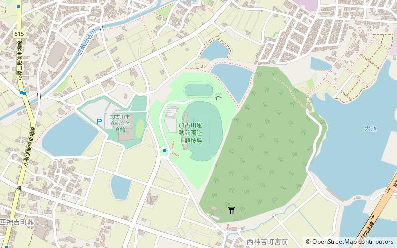 Kakogawa Athletic Stadium location map