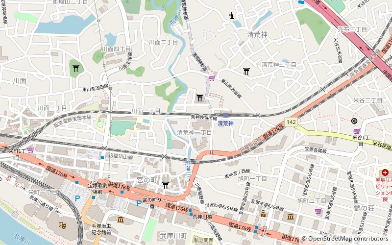 Takarazuka Vega Hall location map