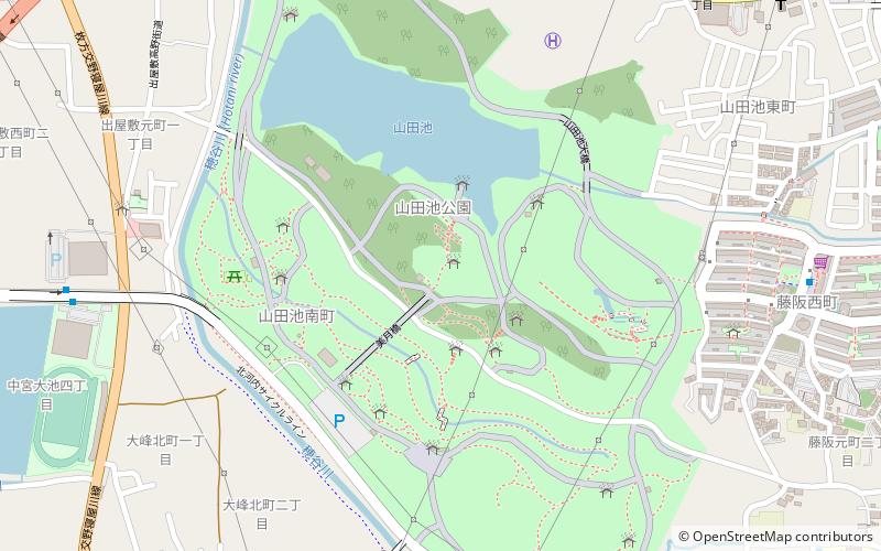 Shan tian chi gong yuan location map