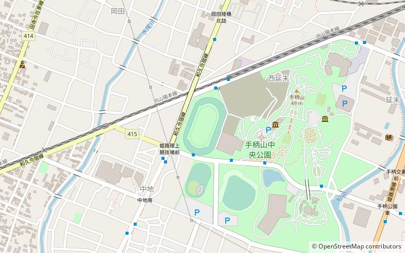 Wink Athletic Stadium location map