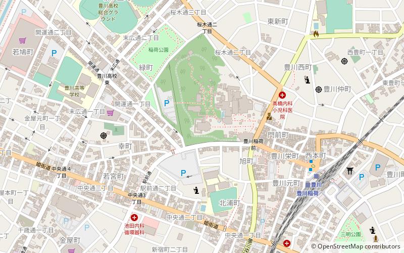 Toyokawa Inari location map