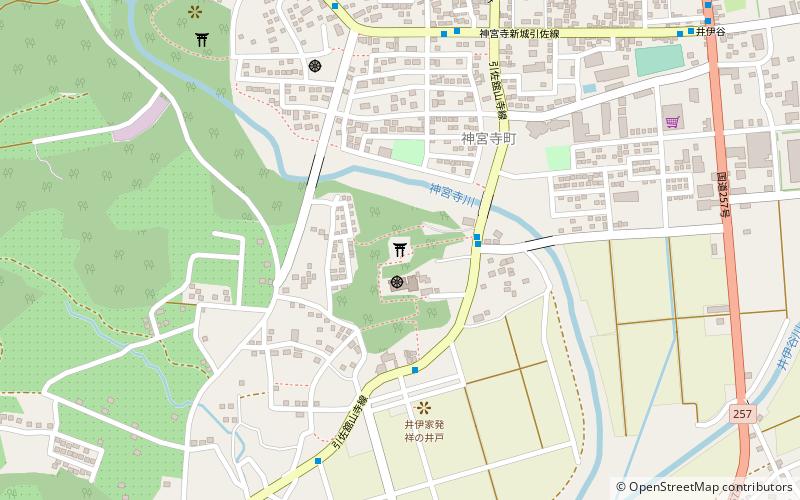 Iinoya-gū location map