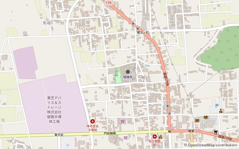 Ikaruga-dera location map