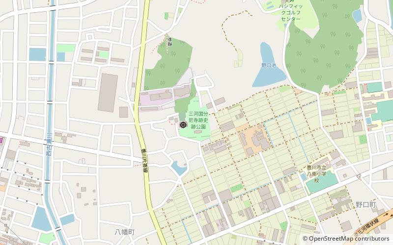 Mikawa Kokubunni-ji location map