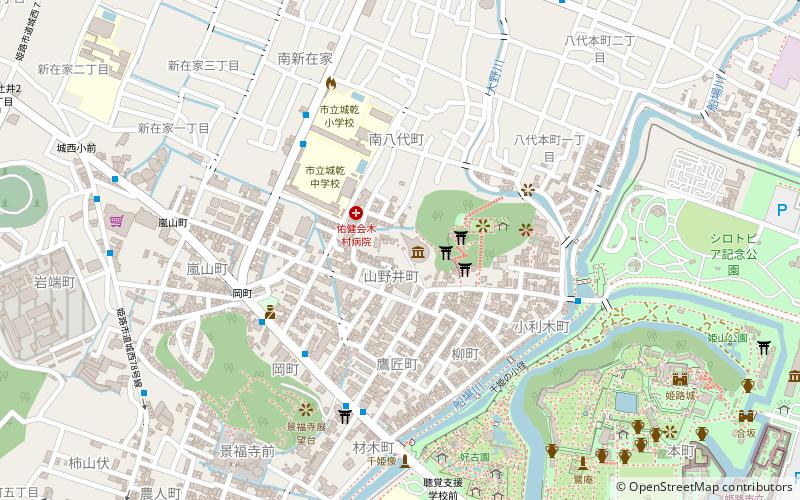 Himeji City Museum of Literature location map
