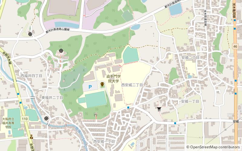 Université Ōtemon Gakuin location map
