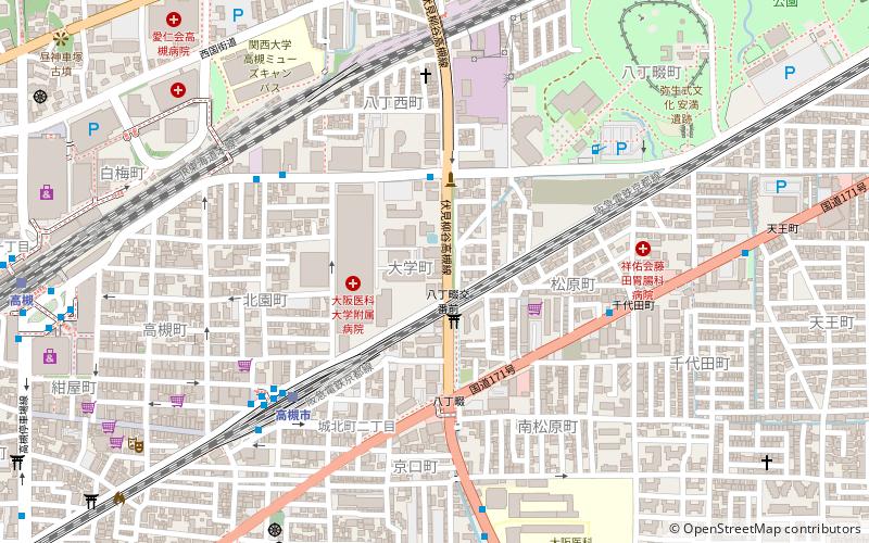 Osaka Medical College location map