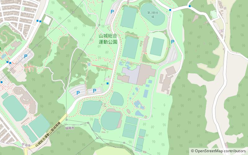 Yamashiro Park Taiyogaoka Stadium location map
