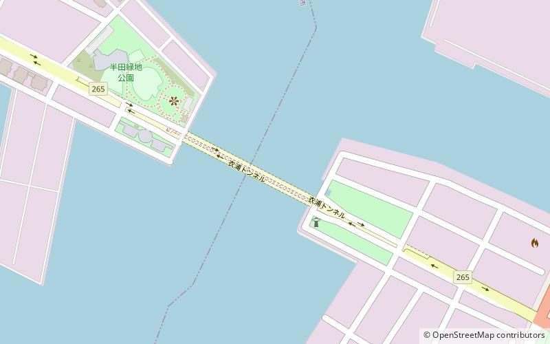 Kinuura Tunnel location map