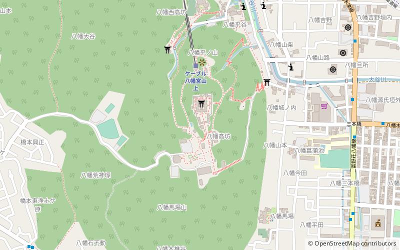 Iwashimizu Hachimangū location map