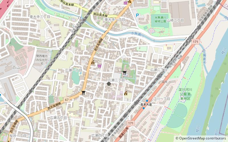 Minase Shrine location map