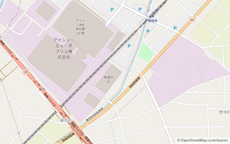 Aisin AW Gymnasium location map
