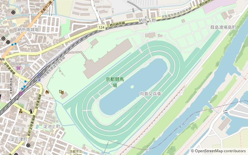 Kyoto Racecourse location map