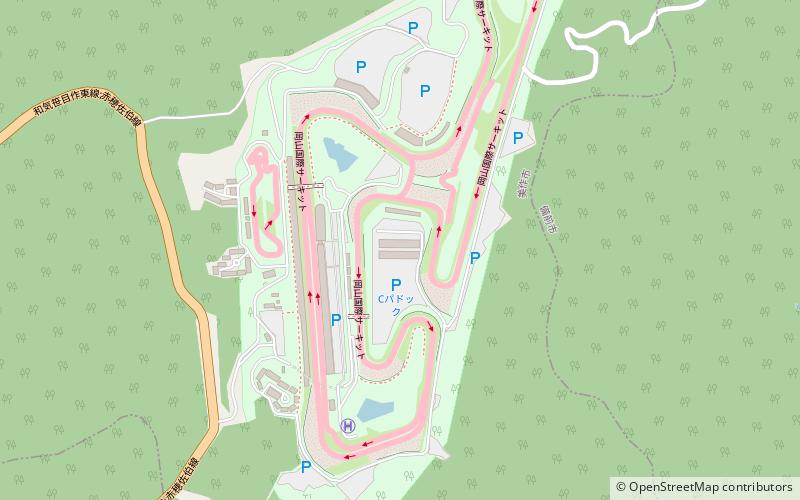 Circuit international d'Okayama location map