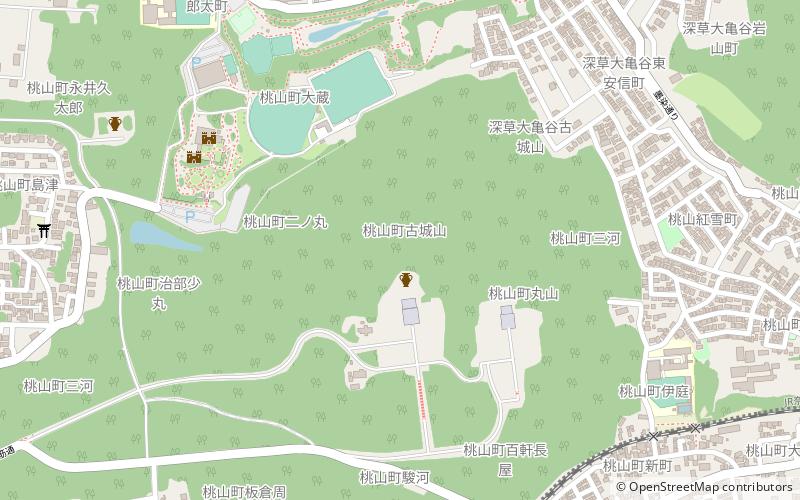 Castillo de Fushimi-Momoyama location map