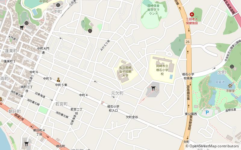 Okazaki Women's Junior College location map