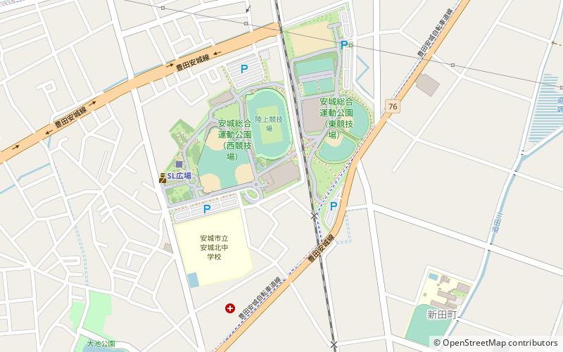 Anjō City Gymnasium location map