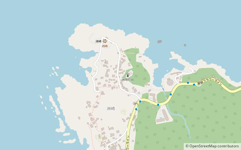 Sunosaki Lighthouse location map