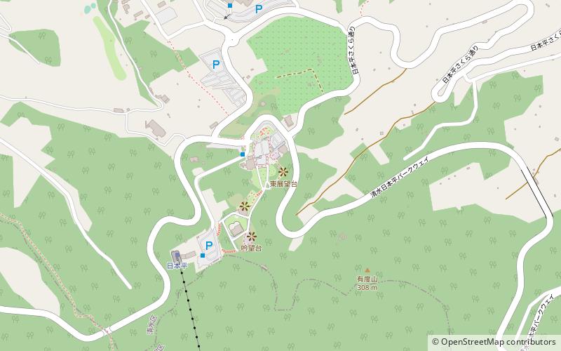Nihondaira location map