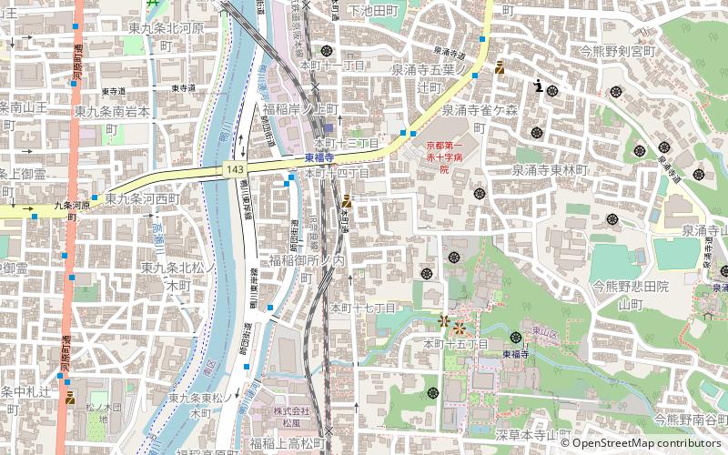 Hosshō-ji location map