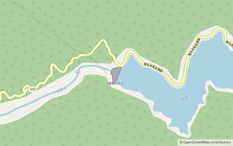 Osakabegawa Dam location map