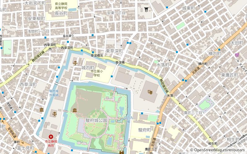 shizuoka city central gymnasium location map