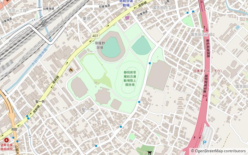 Kusanagi Athletic Stadium location map