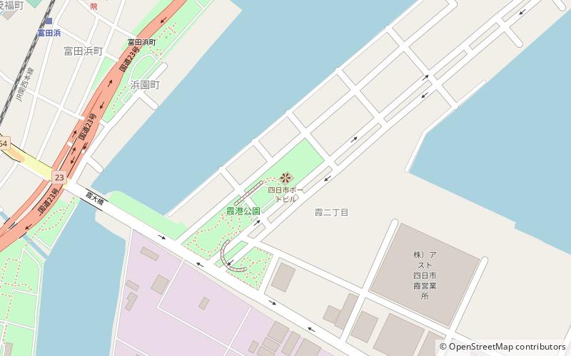 Yokkaichi Port Building location map