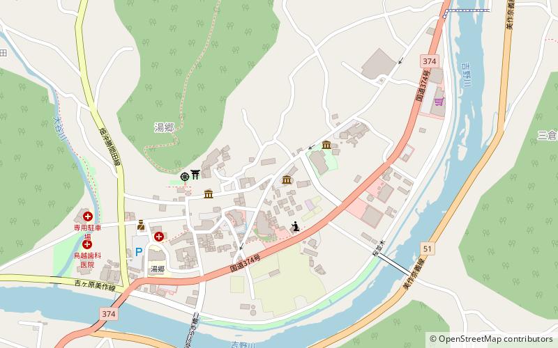 Yunogo Onsen location map