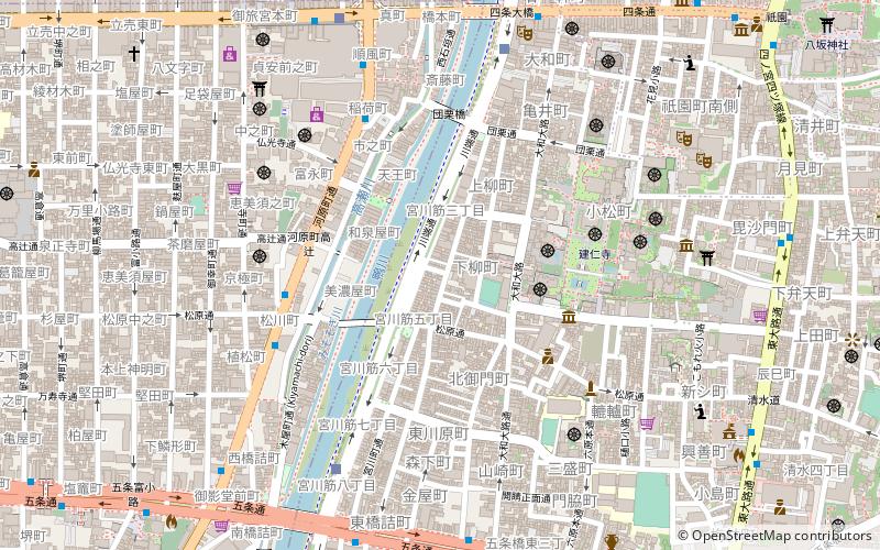 miyagawa cho kyoto location map