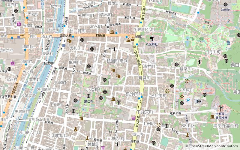 Miyako odori location map