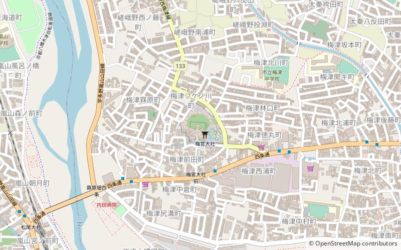 Umenomiya Shrine location map