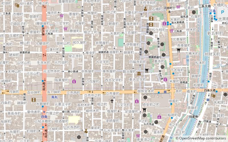 Nishiki Market location map