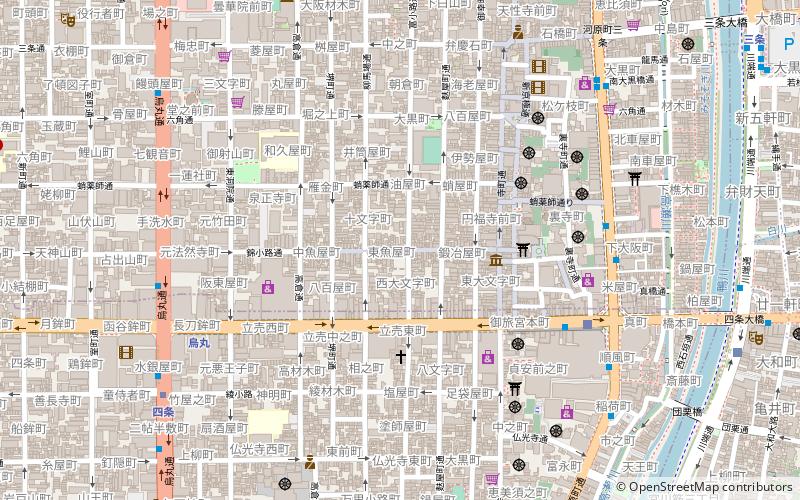 Nishikikōji Street location map