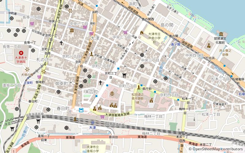 Tenson Shrine location map