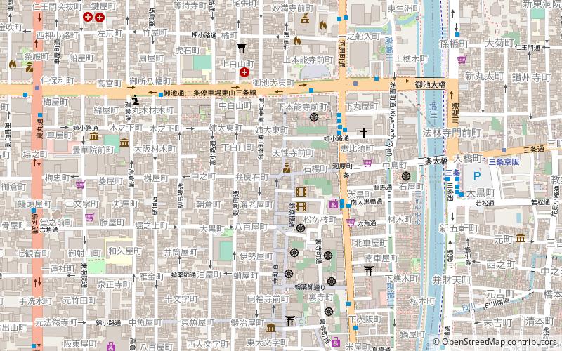 Sanjō Street location map