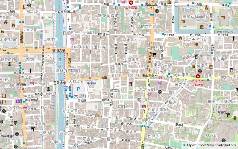 samurai kembu theater kyoto kioto location map