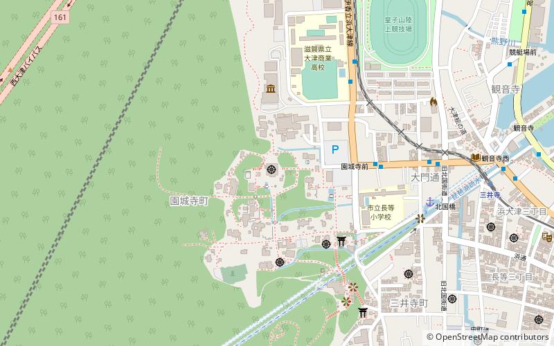 Mii-dera location map