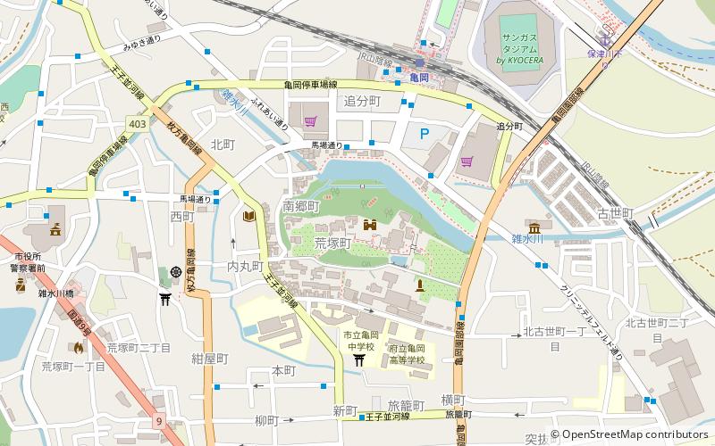 Burg Kameyama location map