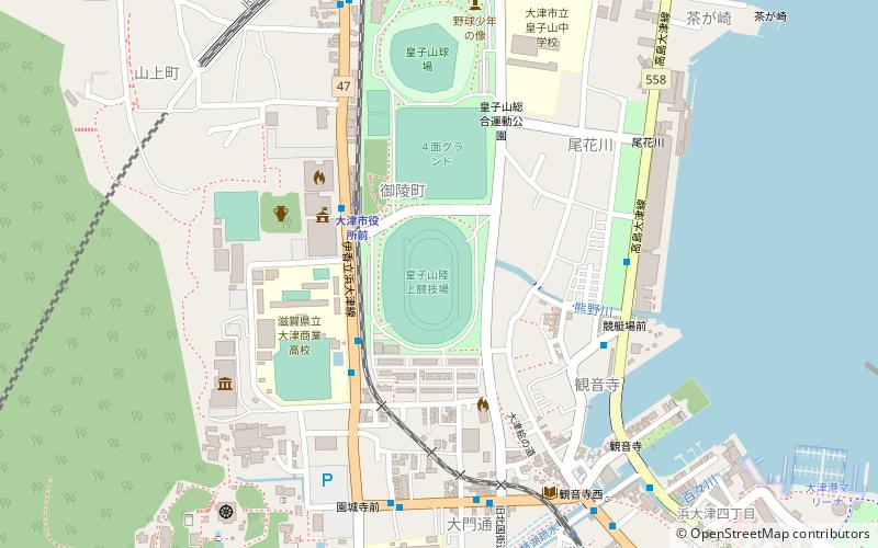 Ojiyama Stadium location map