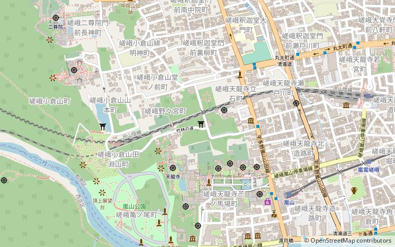 Nonomiya Shrine location map