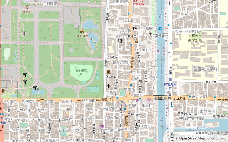 Kyoto City Library of Historical Documents location map