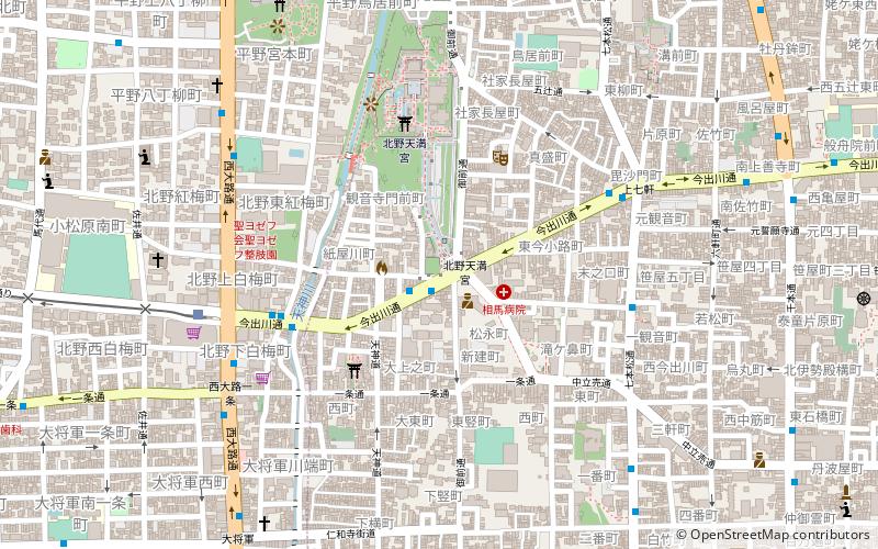 Imadegawa Street location map