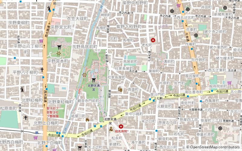 Kamishichiken location map