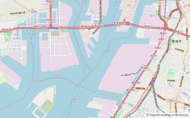 Port of Nagoya location map