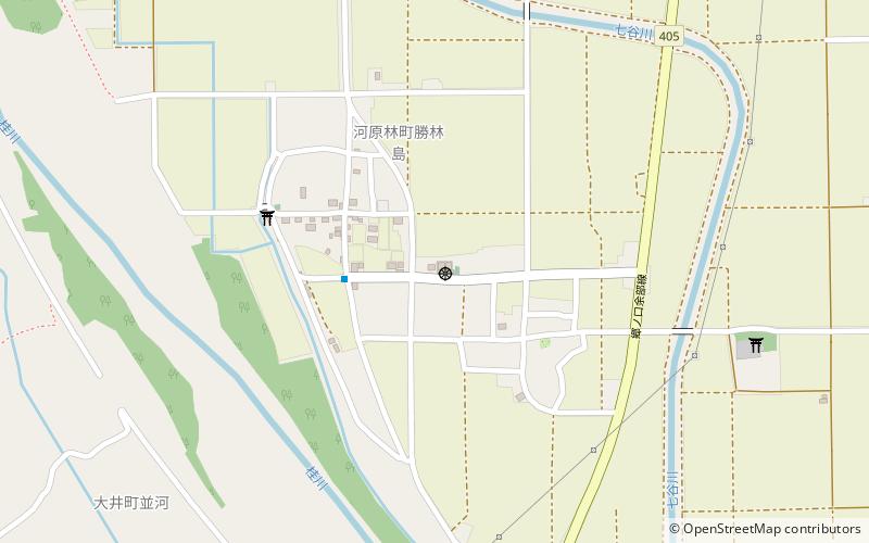 Gokurakuji Temple location map