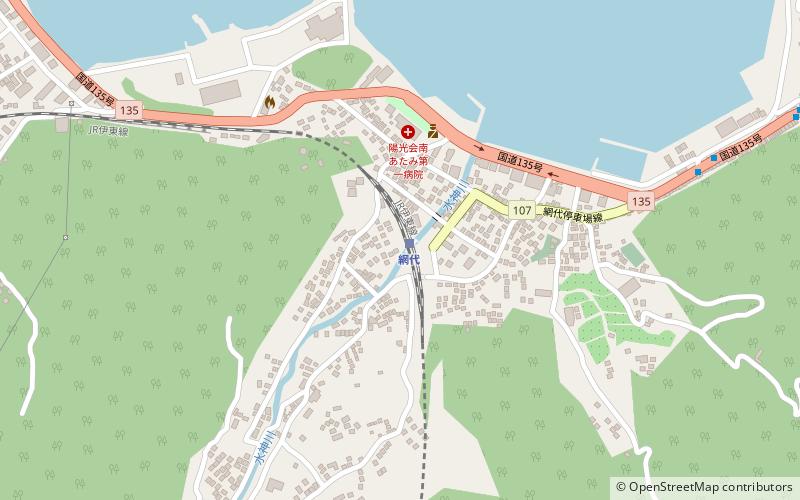 Ajiro Station location map