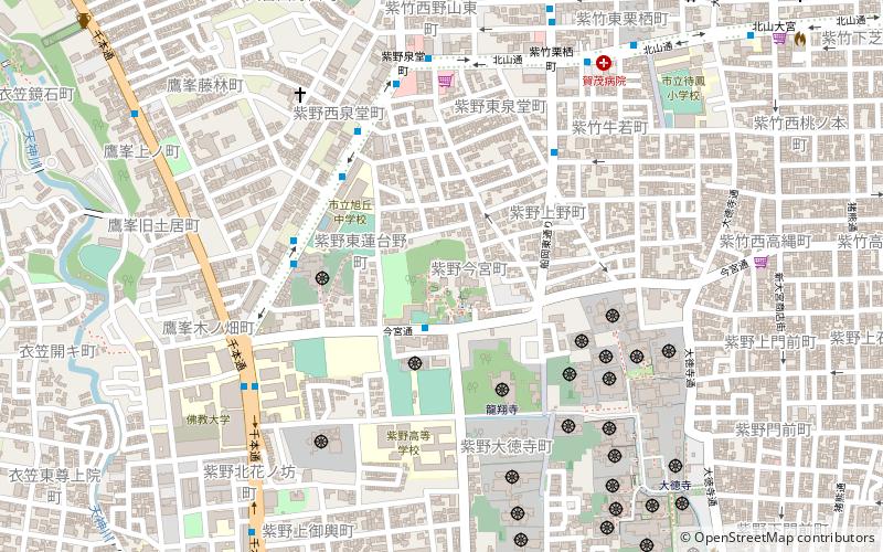 Imamiya Shrine location map